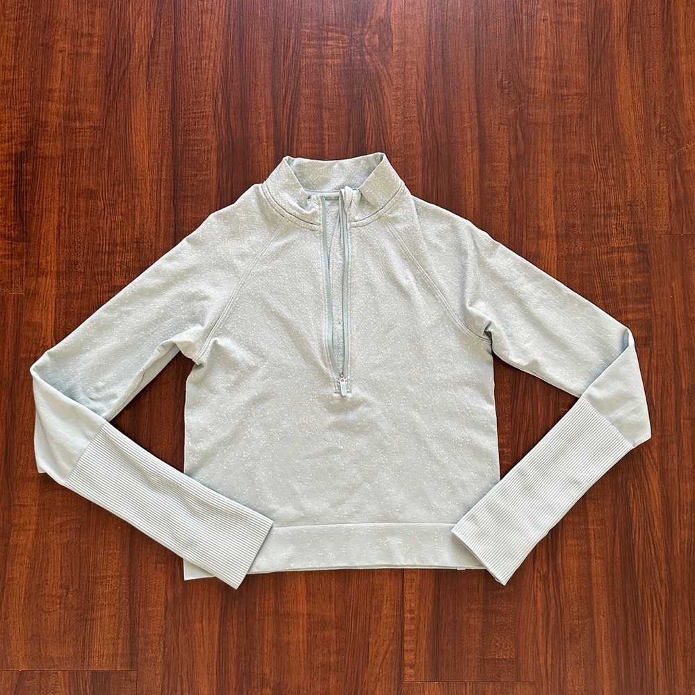 Lululemon Rest Less Cropped 1/2 Zip